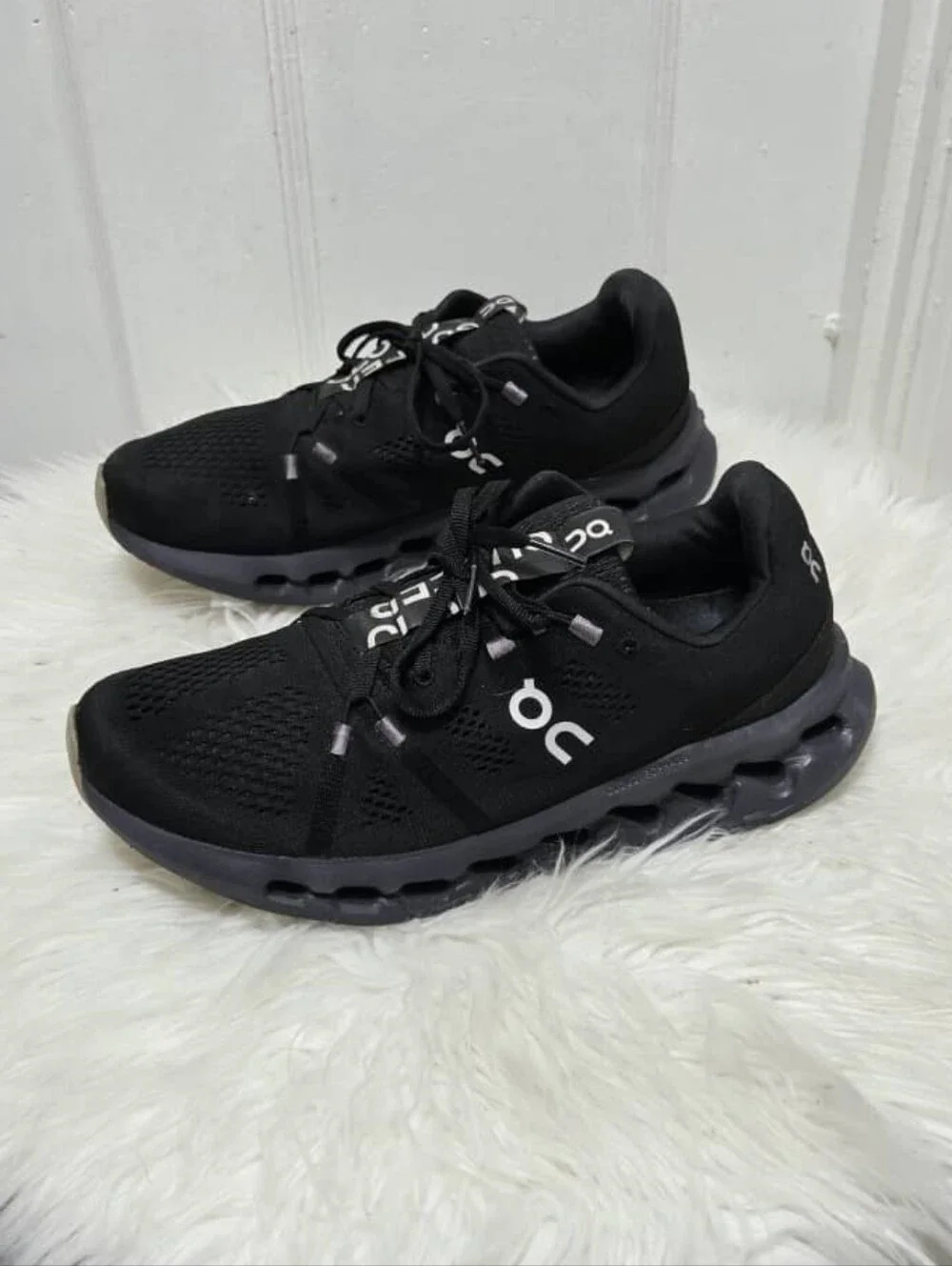 On Running Cloudsurfer Comfort Sneakers| Black Athletic Shoes Women's Size 11